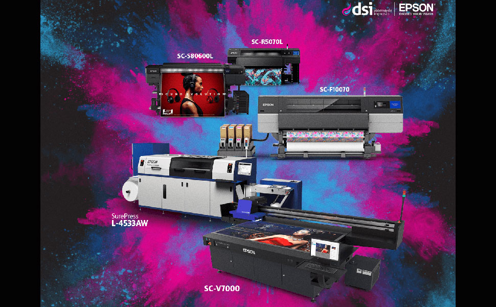 DSI reforça inovação da impressão digital Epson na FESPA Digital Printing