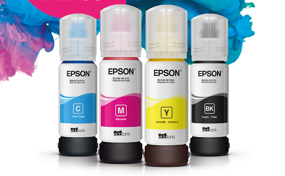 Epson lança kit de tintas para impressoras EcoTank
