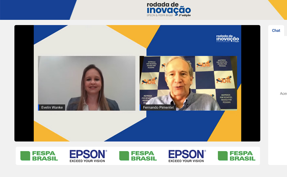 Sublimação é tema central do primeiro dia da Rodada de Inovação Epson & FESPA Brasil 2ª Edição