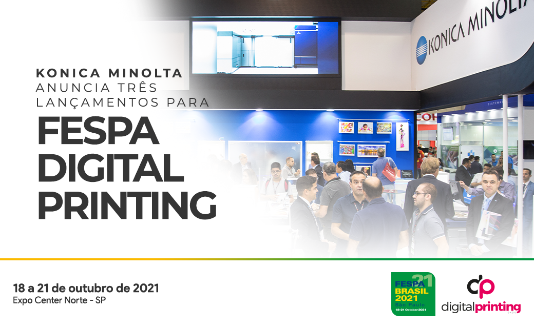 Konica Minolta leva três lançamentos para a FESPA Digital Printing