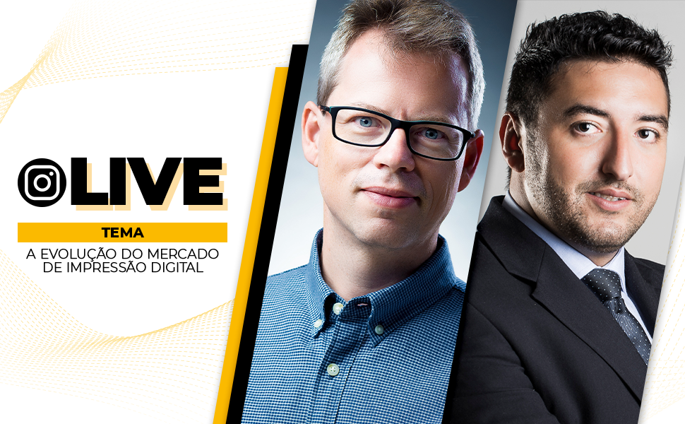 Evolução do mercado de impressão digital é tema da live desta quarta-feira