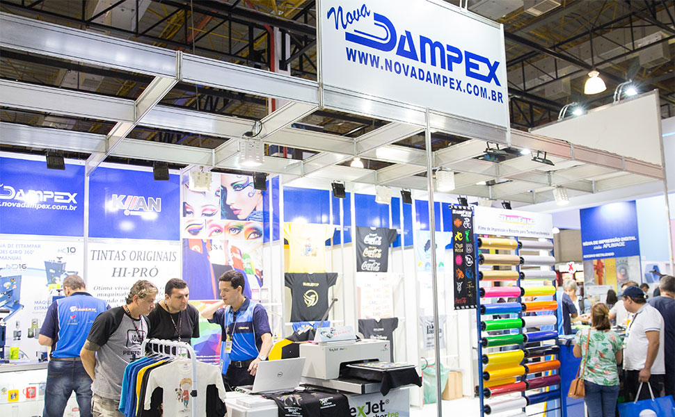 Nova Dampex leva novidades para mercado têxtil na FESPA Digital Printing