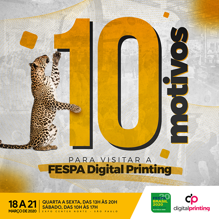 FESPA Digital Printing 2020: muitos motivos para visitar a grande feira do setor!