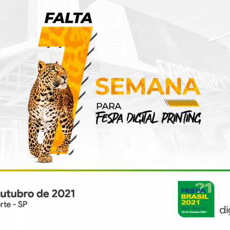 Falta 1 semana para a FESPA Digital Printing 2021!