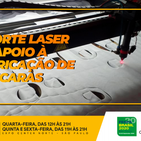 O corte laser no apoio à fabricação de máscaras