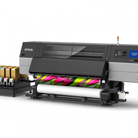 Impressora industrial de sublimação com tinta fluorescente da Epson apoia a produção têxtil personalizada
