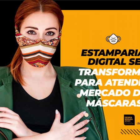 Estamparia digital se transforma para atender mercado de máscaras