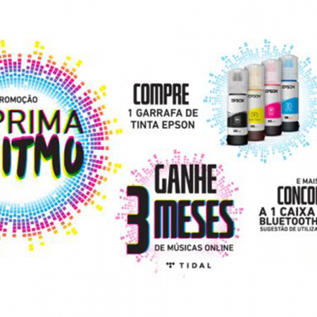 Nova campanha Epson dá três meses de acesso a plataforma de streaming de música