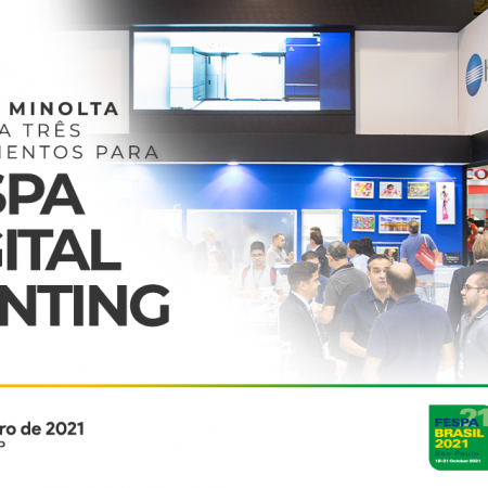 Konica Minolta leva três lançamentos para a FESPA Digital Printing