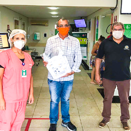 APS Eventos Corporativos colabora com Rotary Club de Itu para doação de máscaras