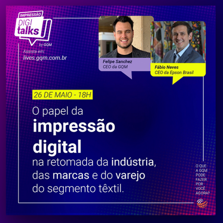 Presidente da Epson discute futuro da indústria, marcas e varejo têxtil em live
