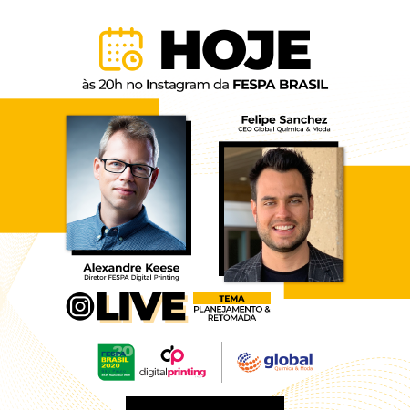 Hoje é dia de live sobre Planejamento e Retomada
