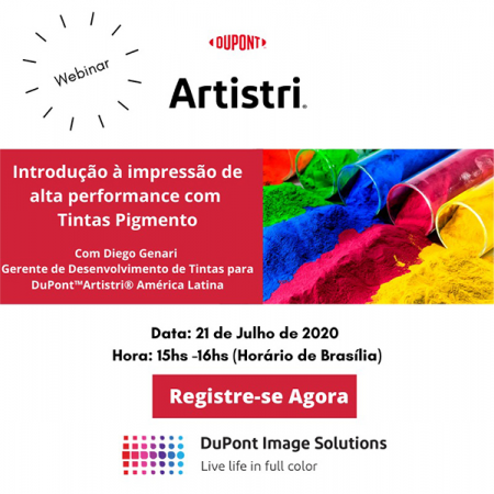 DuPont promove webinar sobre impressão em tintas pigmento
