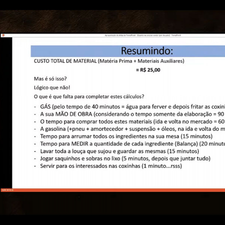 Live destacou princípios essenciais da precificação