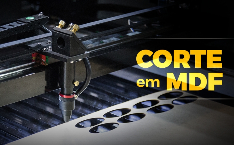 O corte a laser em MDF