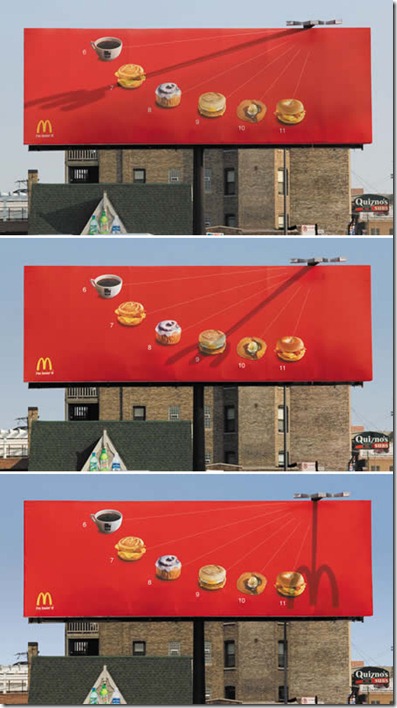 McDonalds: Um outdoor com recursos multimídia natural