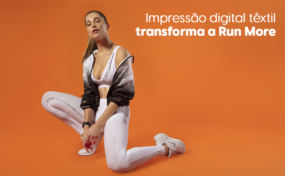 Impressão digital têxtil eleva criatividade da Run More