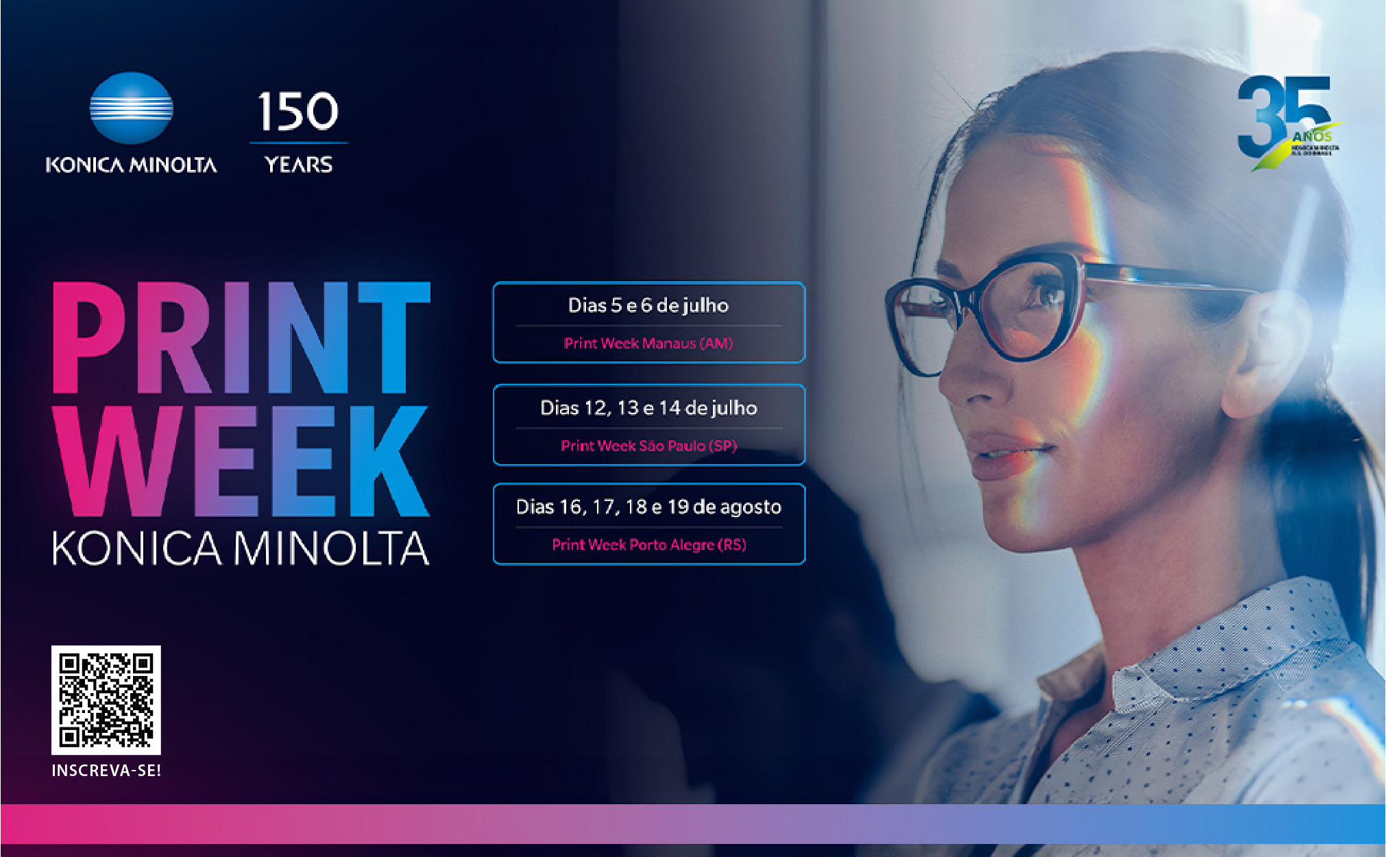 Konica Minolta promove Print Week São Paulo