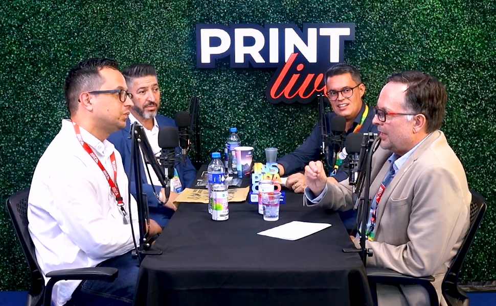 Podcast PRINT Live debate relação entre rótulos e impressão digital