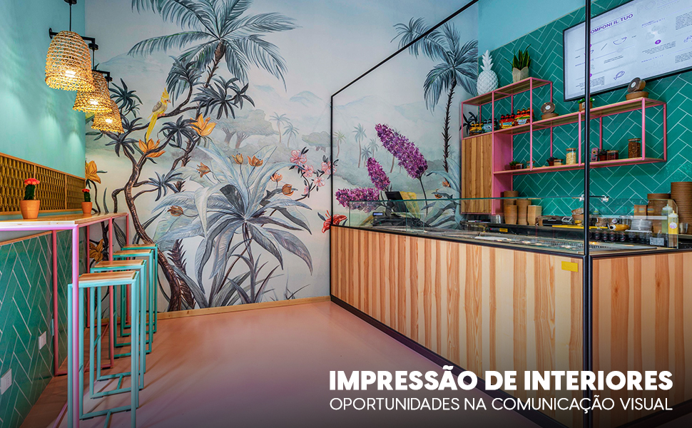 Impressão de interiores: oportunidades na comunicação visual