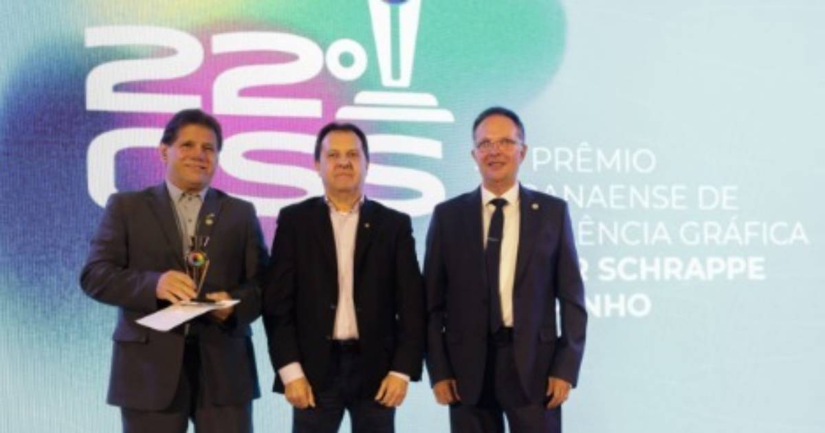 Setor gráfico celebra os vencedores do 22º Prêmio Oscar Schrappe Sobrinho em Curitiba