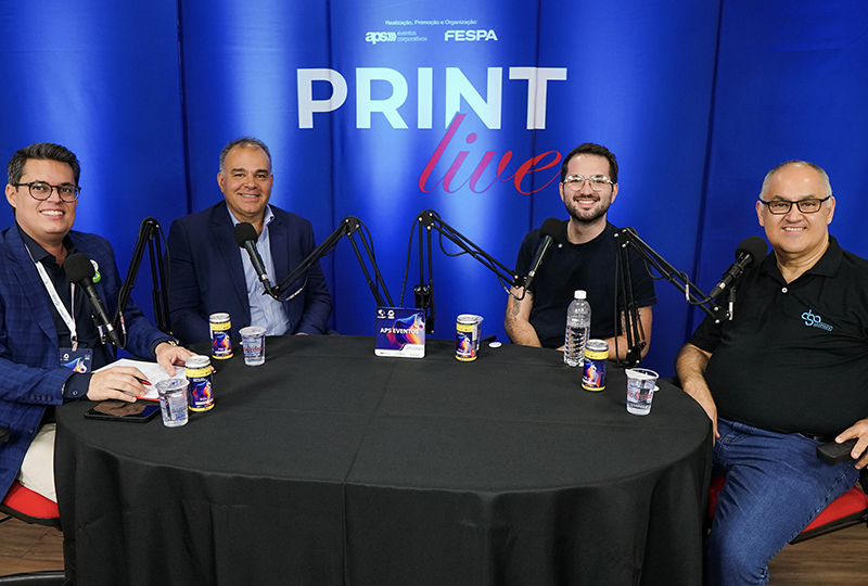 Inteligência Artificial na impressão é o tópico do episódio do PRINT LIVE
