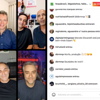 Impressão 3D foi debatida na live FESPA Expert