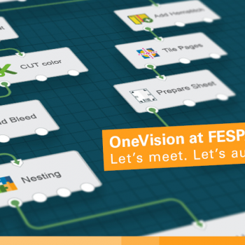 OneVision: automação na produção de grandes formatos na FESPA 2025